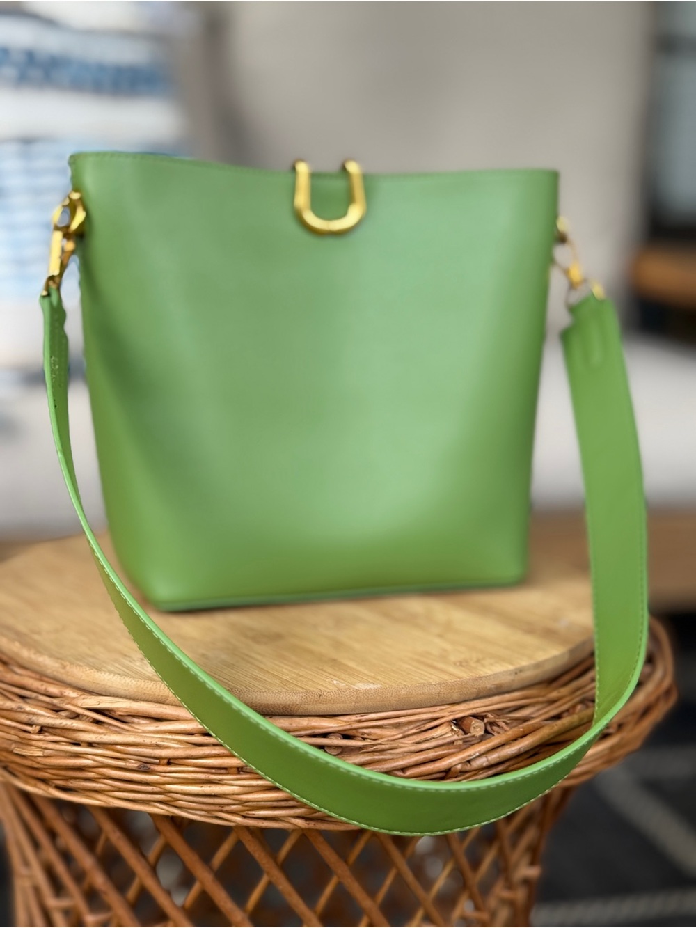 Madison West shoulder bag with gold hardware